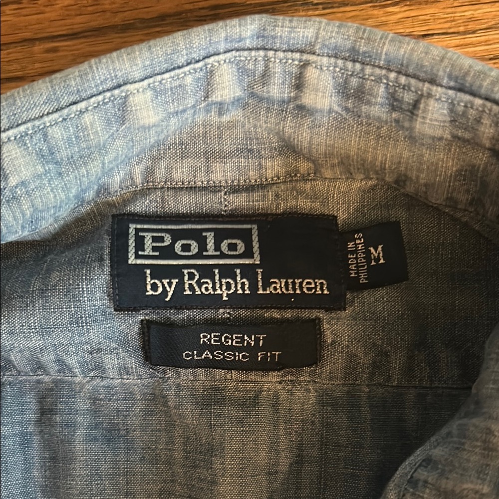 Polo by Ralph Lauren Light Blue Button Down Shirt - Picture 3 of 4